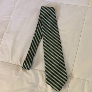 Brooks Brothers "346" tie navy, green, white NEW